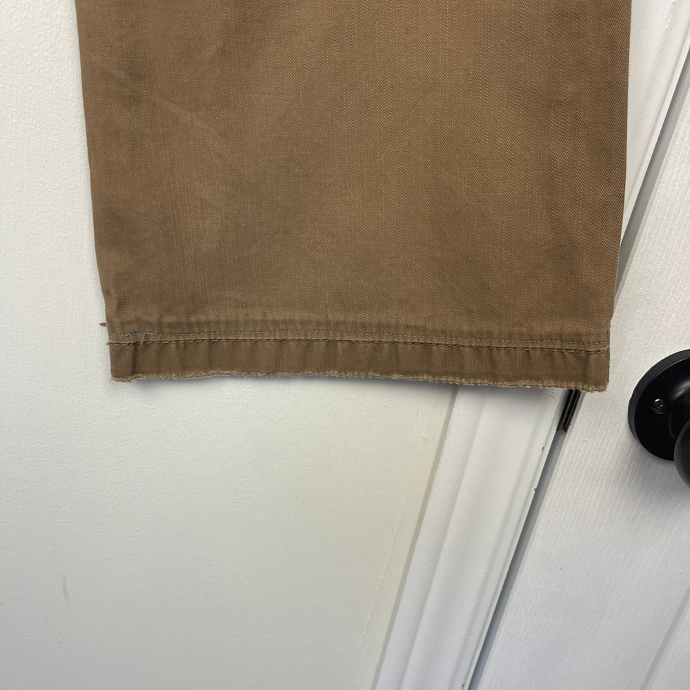 BKE Fulton Straight Leg Mens 31x31 100% Cotton Tan Khaki Pants Zip *READ - Picture 12 of 14